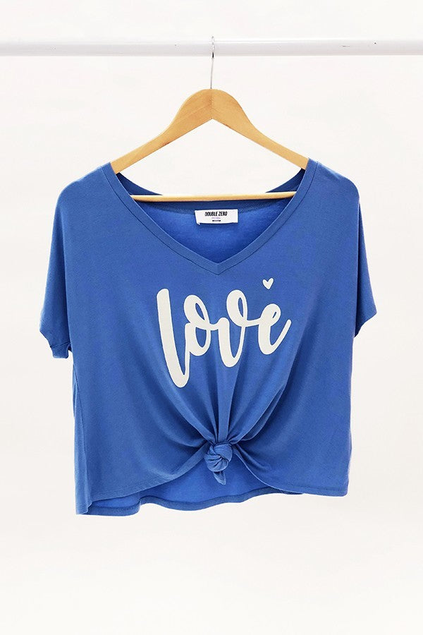 LOVE Crop Tee - Corinne an Affordable Women's Clothing Boutique in the US USA